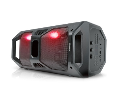 Колонка портативна 2.0 REAL-EL X-757 Black, 2 x 25 Вт, пластиковий корпус