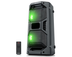 Колонка портативна 2.0 REAL-EL X-757 Black, 2 x 25 Вт, пластиковий корпус Колонка портативна 2.0 REAL-EL X-757 Black, 2 x 25 Вт, пластиковий корпус