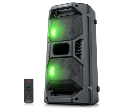 Колонка портативна 2.0 REAL-EL X-757 Black, 2 x 25 Вт, пластиковий корпус