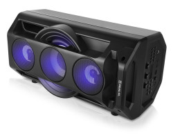Колонка портативна 2.0 REAL-EL X-777 Black, 2 x 32.5 Вт, пластиковий корпус-foto3