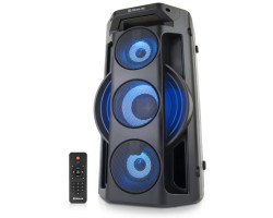 Колонка портативна 2.0 REAL-EL X-777 Black, 2 x 32.5 Вт, пластиковий корпус