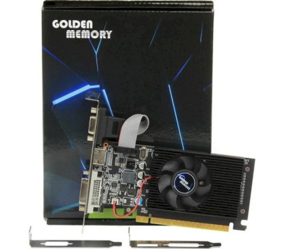 Відеокарта GeForce GT610, Golden Memory, 2Gb GDDR3, 64-bit, Low Profile (GT610D31G64bit) Відеокарта GeForce GT610, Golden Memory, 2Gb GDDR3, 64-bit, Low Profile (GT610D31G64bit)