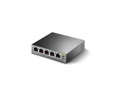 Комутатор TP-LINK TL-SF1005P, 5x10/ 100Mb/ s, 4xPoE 56W, пластиковий корпус, некерований-foto2