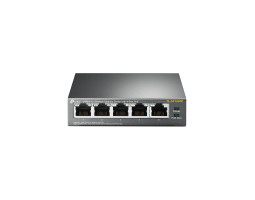 Комутатор TP-LINK TL-SF1005P, 5x10/ 100Mb/ s, 4xPoE 56W, пластиковий корпус, некерований-foto3