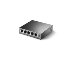 Комутатор TP-LINK TL-SF1005P, 5x10/ 100Mb/ s, 4xPoE 56W, пластиковий корпус, некерований-foto2