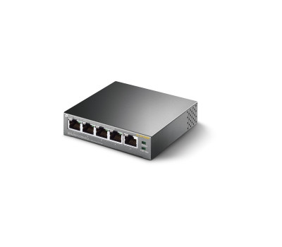 Комутатор TP-LINK TL-SF1005P, 5x10/ 100Mb/ s, 4xPoE 56W, пластиковий корпус, некерований Комутатор TP-LINK TL-SF1005P, 5x10/ 100Mb/ s, 4xPoE 56W, пластиковий корпус, некерований