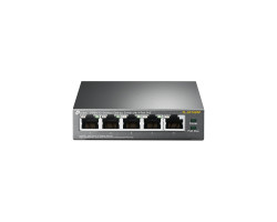 Комутатор TP-LINK TL-SF1005P, 5x10/ 100Mb/ s, 4xPoE 56W, пластиковий корпус, некерований-foto3