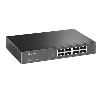 Комутатор TP-LINK TL-SF1016DS 16xFE, некерований, стійковий