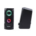 Колонки 2.0 Maxxter CSP-U002RGB Black, 2 x 3 Вт, пластиковий корпус