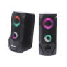 Колонки 2.0 Maxxter CSP-U002RGB Black, 2 x 3 Вт, пластиковий корпус