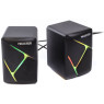 Колонки 2.0 Maxxter CSP-U004RGB Black, 2 x 3 Вт, пластиковий корпус