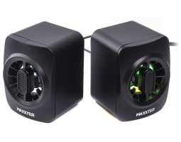 Колонки 2.0 Maxxter CSP-U005RGB Black-foto3