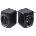 Колонки 2.0 Maxxter CSP-U005RGB Black