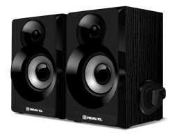 Колонки 2.0 REAL-EL S-200 Black Колонки 2.0 REAL-EL S-200 Black