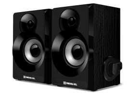 Колонки 2.0 REAL-EL S-200 Black