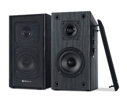 Колонки 2.0 REAL-EL S-250 Black, 2 x 10 Вт, МДФ, живлення від мережі 220V, керування збоку (S-250) Колонки 2.0 REAL-EL S-250 Black, 2 x 10 Вт, МДФ, живлення від мережі 220V, керування збоку (S-250)