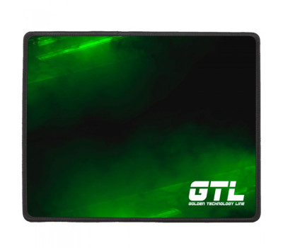 Коврик GTL Gaming S, Black-Green(1) 250x210х2 мм антискользящая основа, защита от влаги Коврик GTL Gaming S, Black-Green(1) 250x210х2 мм антискользящая основа, защита от влаги
