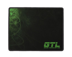 Коврик GTL Gaming S, Black-Green(2) 250x210х2 мм антискользящая основа, защита от влаги