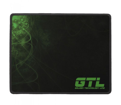 Коврик GTL Gaming S, Black-Green(2) 250x210х2 мм антискользящая основа, защита от влаги Коврик GTL Gaming S, Black-Green(2) 250x210х2 мм антискользящая основа, защита от влаги