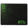 Коврик GTL Gaming S, Black-Green(2) 250x210х2 мм антискользящая основа, защита от влаги