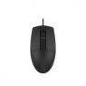 Мышь A4Tech OP-330S, Black, USB, оптична, 1000 dpi, безшумний клік, 3 кнопки, 1.5 м