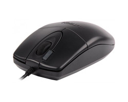 Мышь A4Tech OP-620DS, Black, silence, USB, оптическая, 1000 dpi, 4 кнопки, 1.5 м-foto2