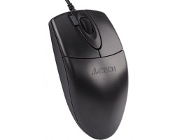 Мышь A4Tech OP-620DS, Black, silence, USB, оптическая, 1000 dpi, 4 кнопки, 1.5 м-foto3