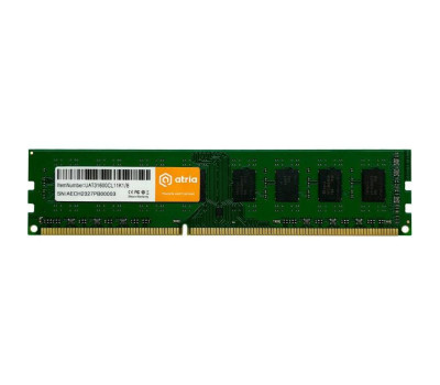 DDR3 8Gb, 1600 MHz, Atria, 11-11-11-28, 1.5V (UAT31600CL11K1/ 8)