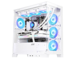Корпус 2E Gaming FANTOM (GK701B), White, без БП, Mini Tower, (2E-GK701W)