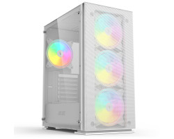 Корпус 2E Gaming Virtus Neo Tempered Glass White, без БЖ, Mid Tower, (2E-G3301NW)