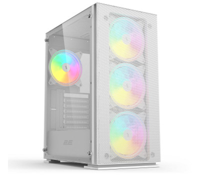 Корпус 2E Gaming Virtus Neo Tempered Glass White, без БЖ, Mid Tower, (2E-G3301NW)