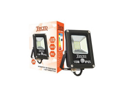 Прожектор LED, Tecro, 10W, 6400K, Black, 700Lm, 160?, IP65, кабель с заземлением (TL-FL-10B-PR) Прожектор LED, Tecro, 10W, 6400K, Black, 700Lm, 160?, IP65, кабель с заземлением (TL-FL-10B-PR)