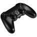 Геймпад Canyon для PlayStation 4, Black, бездротовий, з тачпадом, LED підсвічування, подвійний мотор