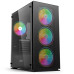 Корпус 2E Gaming Virtus Neo Tempered Glass Black, без БЖ, Mid Tower, (2E-G3301N)
