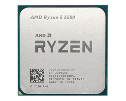 AMD (AM4) Ryzen 5 5500, Tray, 6x3.6 GHz (Turbo Boost 4.2 GHz) (100-000000457)