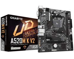 Мат.плата AM4 (A520) Gigabyte A520M K V2, MicroATX