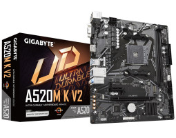 Мат.плата AM4 (A520) Gigabyte A520M K V2, MicroATX
