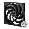 Вентилятор 120 мм, Arctic P12 Slim PWM PST, Black, 120х120х15 мм, PWM, (ACFAN00187A)
