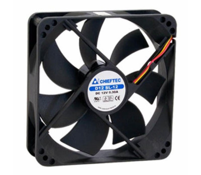 Вентилятор 120 мм, Chieftec Thermal Killer, Black, 120x120x25 мм, 1350 об/ хв, 27 dB, (AF-1225S) Вентилятор 120 мм, Chieftec Thermal Killer, Black, 120x120x25 мм, 1350 об/ хв, 27 dB, (AF-1225S)
