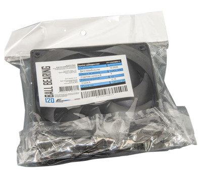 Вентилятор 120 мм, Frime 120x120x25мм 3pin+Molex 1300rpm 2Ball Bearing Black (FF12025BB13) Вентилятор 120 мм, Frime 120x120x25мм 3pin+Molex 1300rpm 2Ball Bearing Black (FF12025BB13)