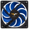 Вентилятор 120 мм, Frime 120x120x25мм 4Pin+Molex 2000rpm FD Bearing Black/ Blue (FBF120HB20PWM)