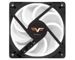 Вентилятор 120 мм, Frime 120x120x25мм 4Pin+Molex 2000rpm FD Bearing Black/ White (FWF120HB20PWM)