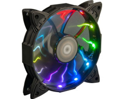 Вентилятор 120 мм, Frime Iris LED Fan 12LED Auto Effect, 1200 ±10% об/ хв, (FLF-HB120AUTO12)-foto2