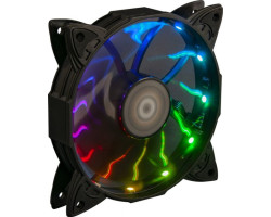 Вентилятор 120 мм, Frime Iris LED Fan 12LED Auto Effect, 1200 ±10% об/ хв, (FLF-HB120AUTO12)