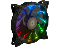 Вентилятор 120 мм, Frime Iris LED Fan 12LED Auto Effect, 1200 ±10% об/ хв, (FLF-HB120AUTO12)