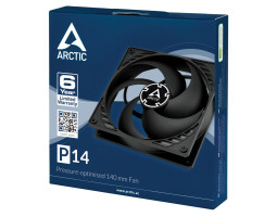 Вентилятор 140 мм, Arctic P14, Black, 140х140х27 мм, 1700 об/ хв, 3-pin, (ACFAN00123A) Вентилятор 140 мм, Arctic P14, Black, 140х140х27 мм, 1700 об/ хв, 3-pin, (ACFAN00123A)