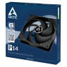 Вентилятор 140 мм, Arctic P14, Black, 140х140х27 мм, 1700 об/ хв, 3-pin, (ACFAN00123A)