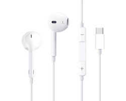 Наушники Sunix M52 White, Type-C, регулятор громкости