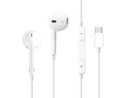Наушники Sunix M52 White, Type-C, регулятор громкости