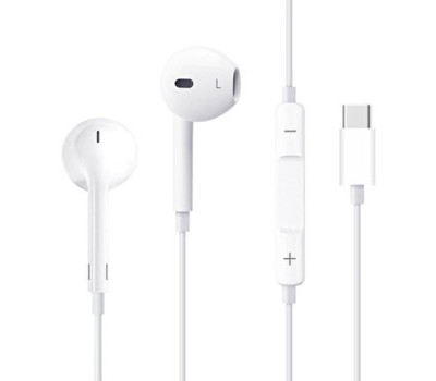 Наушники Sunix M52 White, Type-C, регулятор громкости Наушники Sunix M52 White, Type-C, регулятор громкости